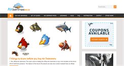 Desktop Screenshot of airswimmersworld.com